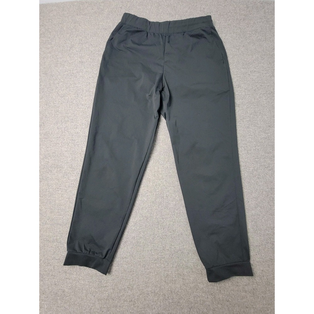 Uniqlo Men's Black Jogger Pants Size M‎ Drawstring Elastic Waist Stretch